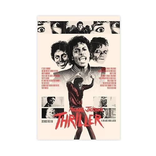 ZCXH Michael Jackson Classic Singers (1) Canvas Poster Wall Art Print Picture Paintings Unframe-style12x18inch(30x45cm) - Image 1