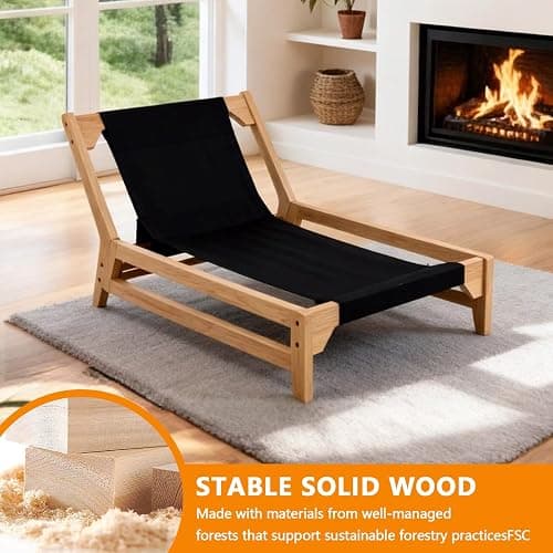 Oversized Comfy Reading Nook Chair with Frame for Adults (White) | Cloud Lounge Accent Chair for Bedroom Living Room|Giant|Corduroy|44 Inch thumbnail 5