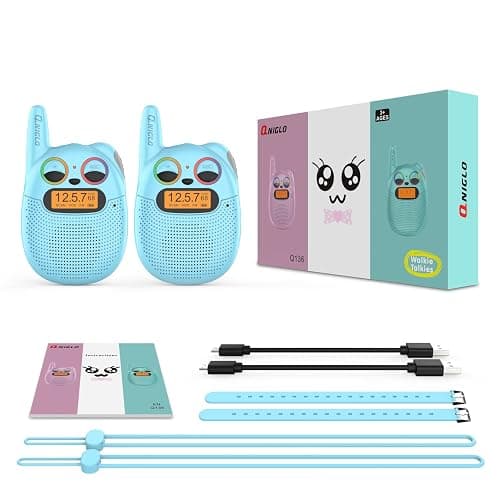 Walkie Talkies for Kids, 3 Miles Long Range 22 Channels 2 Way Radio for Boys Girls Ages 3-12, Walkie Talkies for Outdoor Camping Hiking, Easter/Birthday Presents for 4 5 6 7 8 Year Old thumbnail 9