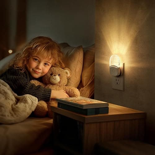Night Lights Plug Into Wall [2 Pack], Color Changing Night Light for Kids, 8-Color RGB LED Nightlight with Dusk to Dawn Sensor for Bathroom Decor, Children Room, Gift thumbnail 5