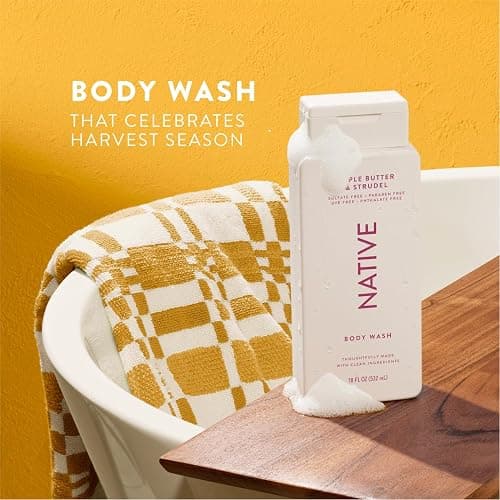 Native Body Wash with Naturally Derived Ingredients – Apple Butter & Strudel – Sulfate & Paraben Free – For Women & Men – Skin‑Loving Cleanser – 18 oz (2‑Pack) thumbnail 3