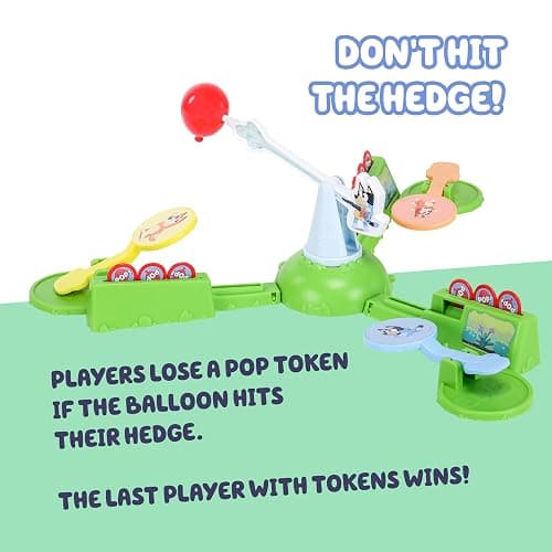 Bluey Keepy Uppy Game, Motorized Toddler Game with Bingo and Chilli Character Paddles, Games for 4+ Year Olds thumbnail 5