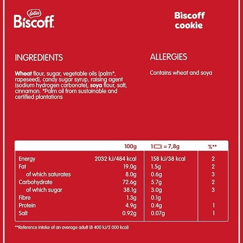 Lotus Biscoff Caramelised Biscuits, 300 Individually Wrapped Packs, Vegan | Caramelised biscuits with ingredients from natural origin, no added colors - 1,875kg - Perfect for offices, cafés & events thumbnail 2