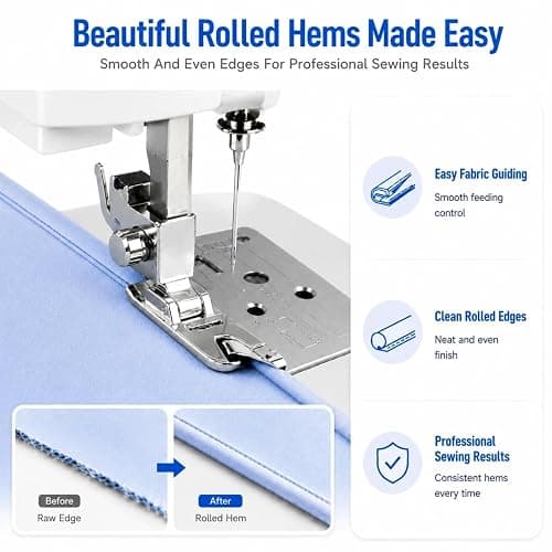 Rolled Hem Presser Foot Set thumbnail 3