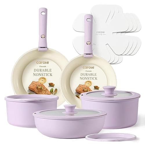 CAROTE 15-Piece Nonstick Cookware Set