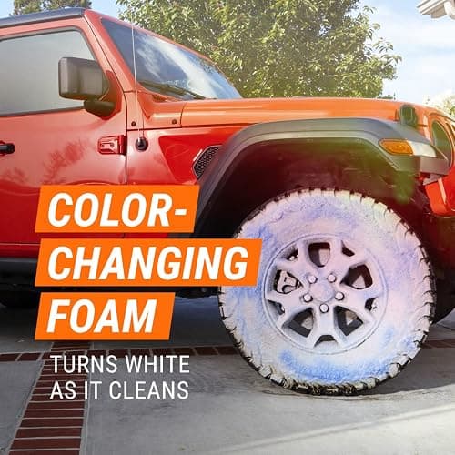 Armor All Heavy Duty Wheel and Tire Cleaner, Car Wheel Cleaner Spray, 22 Oz, Multicolor, 1.37 Pound (Pack of 1) thumbnail 4