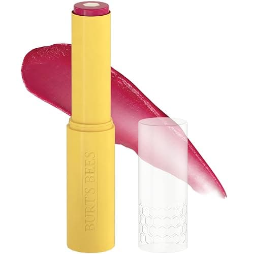 Burt’s Bees Tinted Boosted Balm, Cheeky Cherry, Hydrating Tinted Lip Balm with Vitamin C, E, and F Core, 24 Hour Lip Moisturizer with Responsibly Sourced Beeswax, 100% Natural Origin, 1 Count, 0.16oz - Image 1
