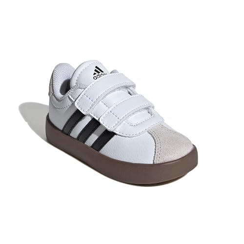 adidas Boys Vl Court 3.0 Slip On Sneakers Shoes Casual - Pink, White thumbnail 5