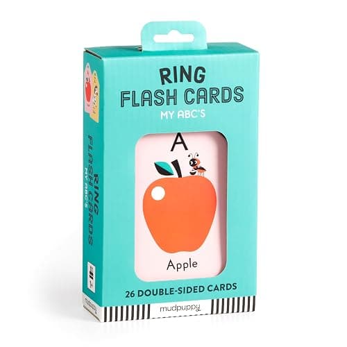 Mudpuppy My ABC's — Ring Flashcards 26 Durable Double Sided Alphabet Cards And Reclosable Ring With Colorful Art For Kids Ages 3+ Perfect For Preschool Or Travel For Teachers And Parents thumbnail 6