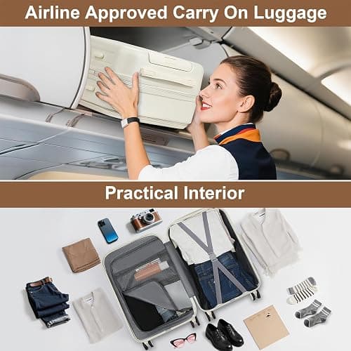 Luggage Sets for Women 4 Piece thumbnail 5