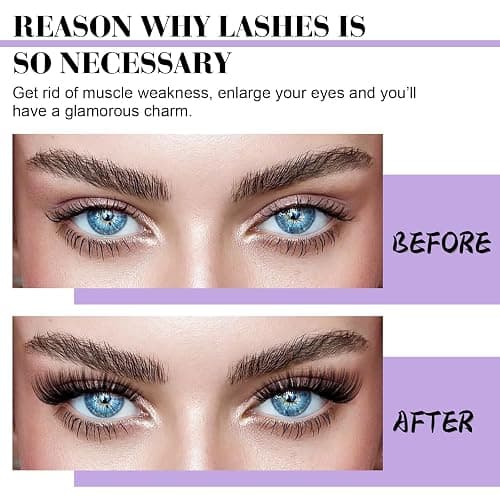 B&Q Lash Clusters Kit 280PCS Eyelash Clusters Kit,30D 40D D 9-16MIX Individual Lash Comfortable Eyelash Extension Set, Classic Look with Bond and Seal Waterproof, Remover DIY at Home(Set,30D+40D) thumbnail 2