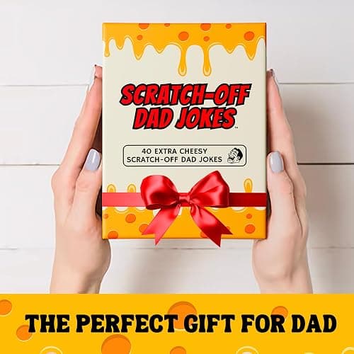 Gifts for Dad - Scratch Off Dad Jokes - Dad Christmas Gifts, White Elephant Gifts for Adults, Funny Gifts, Dad Birthday Gift, Gifts for Husband, Gifts for Men, Dad Stocking Stuffers thumbnail 5