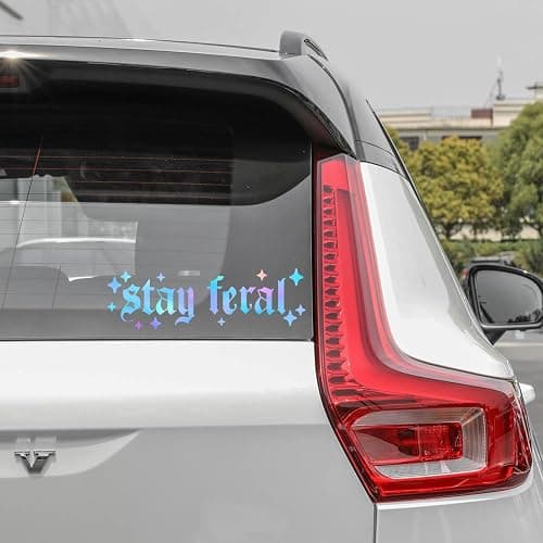 Stay Feral Bumper Sticker thumbnail 4