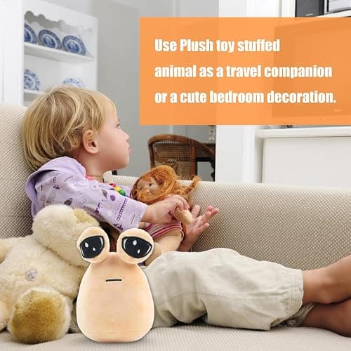 My Pet Alien Plush Toy 25CM/10Inch - Cute Stuffed Animal Doll for Fans Gift - Kawaii Plushie Game Toy thumbnail 6