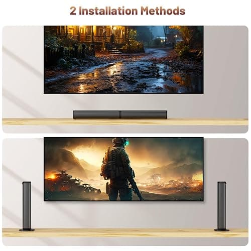 Wohome 2 in 1 Detachable Sound bar with Subwoofers, 4.1 Channel Bluetooth Sound Bar for Smart TV, Home Theater Surround Sound System, Optical,HDMI-ARC, USB Input, Bass Adjust, Remote/Button Control thumbnail 5