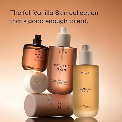 PHLUR Vanilla Skin Body Mist, 8 Fl Oz - Hair and Body Perfume for Women | Vanilla Perfume Body Spray with Pink Pepper, Cashmere Wood & Sandalwood Fragrance thumbnail 6