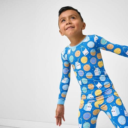 Little Sleepies Two-Piece Pajama Set for Boys & Girls, Soft Viscose from Bamboo Toddler Pajamas for Kids, Family Matching PJs thumbnail 2