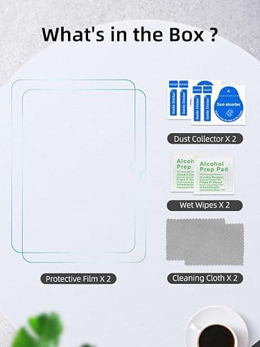 Jngnpn 2 Pack Screen Protector for iPad 11th A16 2025 [11 Inch],iPad 10th Generation [10.9 inch] 2022,9H Hardness Tempered Glass Film for iPad 11/10th,Case Friendly,Touch Sensitive,Anti-Scratch（Clear） thumbnail 8
