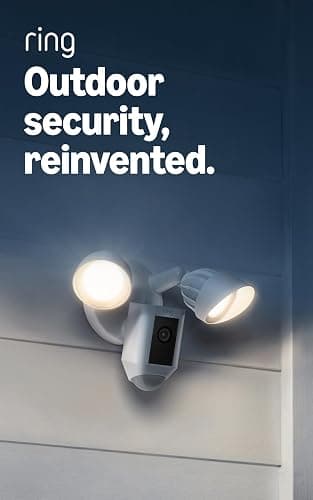Ring Floodlight Cam Wired Plus (newest model), Outdoor home or business security with motion-activated 1080p HD video and floodlights, Black thumbnail 8