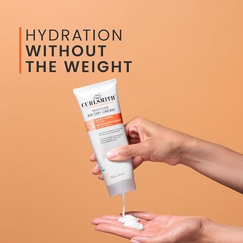 Curlsmith - Weightless Air Dry Cream - Vegan Leave-In Conditioner for Any Hair Type, Smooths Hair thumbnail 6