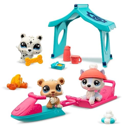 Littlest Pet Shop - Snowy Day Play Pack - LPS Gen 7, Authentic Mystery Figures, Surprise Collectible Kidult Toy, Girls, Boys, Kids, Tweens Ages 4+ thumbnail 3