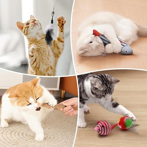Fashion's Talk Cat Toys Variety Pack for Kitty 20 Pieces thumbnail 5