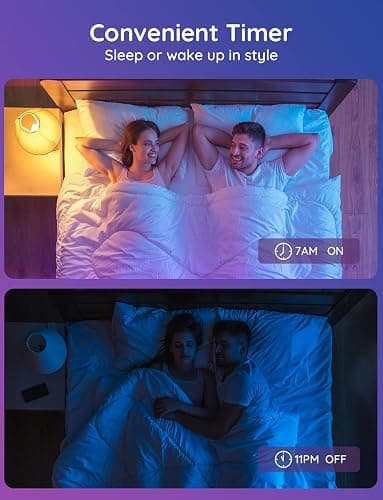 Govee Smart Light Bulbs, Color Changing Light Bulb, Work with Alexa and Google Assistant, 16 Million Colors RGBWW, WiFi & Bluetooth LED Light Bulbs, Music Sync, A19, 800 Lumens, 4 Pack thumbnail 6