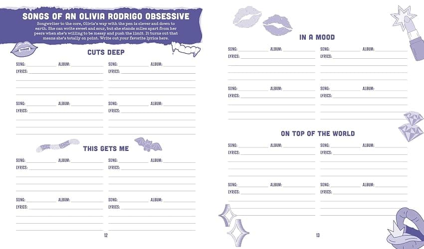 The Unofficial Olivia Rodrigo Activity Book: Trivia, Quizzes, Games, and Coloring for Fans with Guts thumbnail 6