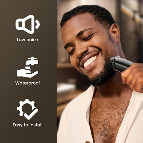 SHPAVVER Beard Trimmer for Men: Professional Barber Hair Clippers - 12-in-1 Cordless Grooming Kit - Waterproof Electric Razor with Turbo Speed & Precision Blades thumbnail 5
