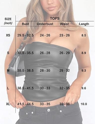 OZICERD Tube Top Bandeau Crop Top thumbnail 2