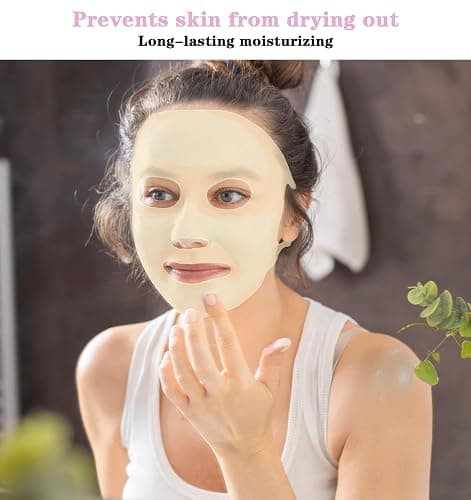 ValueBargain Silicone Facemask Holder Reusable, 3Pcs Silicone Face Mask Holder Firming Facemask Holders for Sheet Masks, Wet Locking Avoid Evaporation Skincare Beauty Tool Pink Gold White thumbnail 4