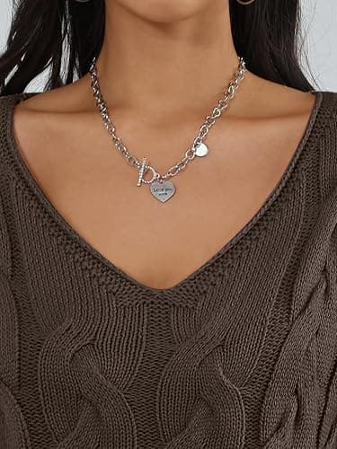 Trendy Queen Oversized Long Sleeve V Neck Cable Knit Sweaters thumbnail 5