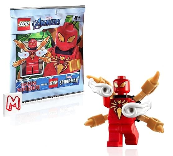 LEGO Marvel Super Heroes Spider-Man Minifigure - Iron Spider Armor (with Mechanical Arms and Power Blasts) - Image 1