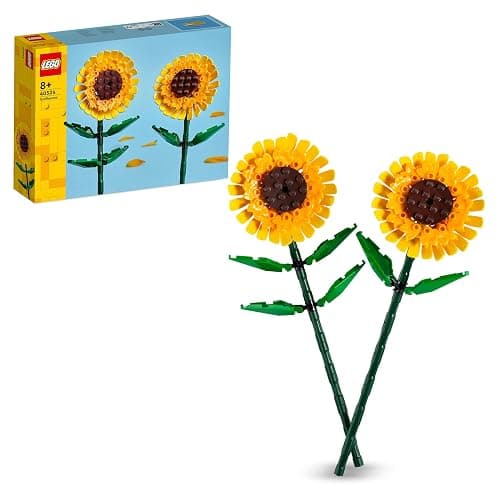 LEGO Sunflowers - Building Toy for Kids, Girls & Boys Ages 8+ - Artificial Sunflowers for Home Decor & Display - Stocking Stuffer and Gift Idea for Christmas - 40524 - Multicolor - Image 1