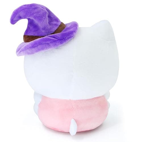 7-Inch Halloween Pumpkin Cat Plush, Soft and Cute Kitty Stuffed Animal, Adorable Halloween Decoration and Gift (Purple) thumbnail 4