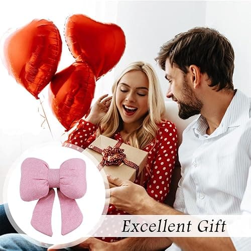 Figpade Cute Bow Car Headrest Pillow,Comfortable & Breathable Car Neck Pillows for Relief Neck Fatigue,Universal Head Rest Pillow for Cars Decoration as Birthday Gifts for Women,Girl (Pink) thumbnail 7