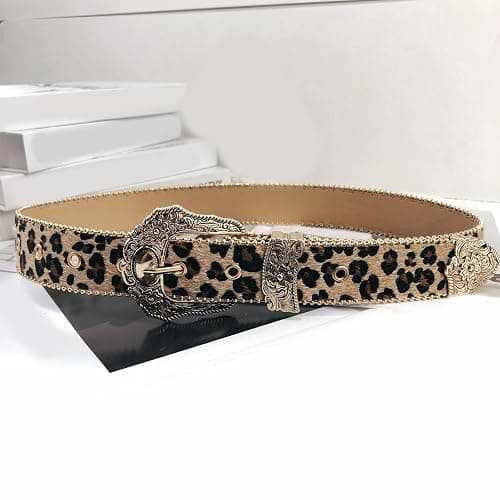 Meiliyizu Waist Belt - Leopard Print Waist Decor for Women's Jeans & Pants thumbnail 3