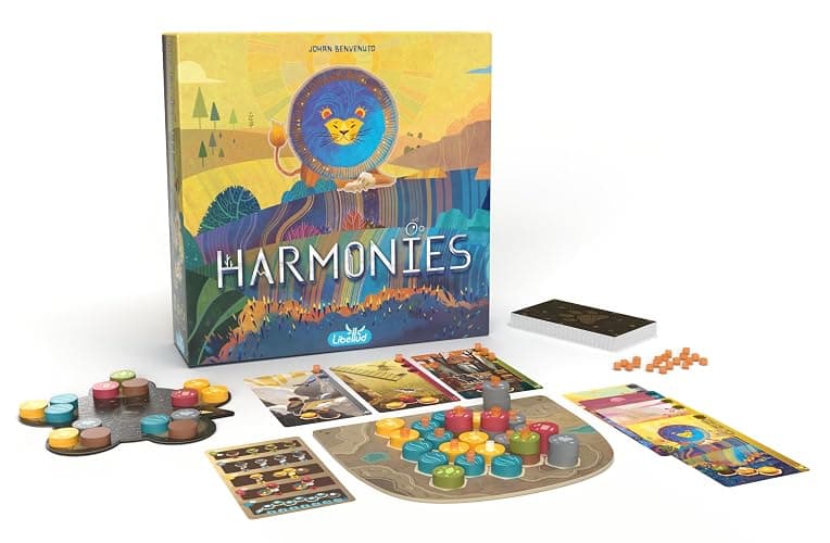 Asmodee Harmonies Board Game - Create Oneiric Landscapes, Strategic & Poetic Gameplay, Fun Family Game for Kids & Adults, Ages 10+, 1-4 Players, 30 Min Playtime, (Multilingual Edition) thumbnail 5