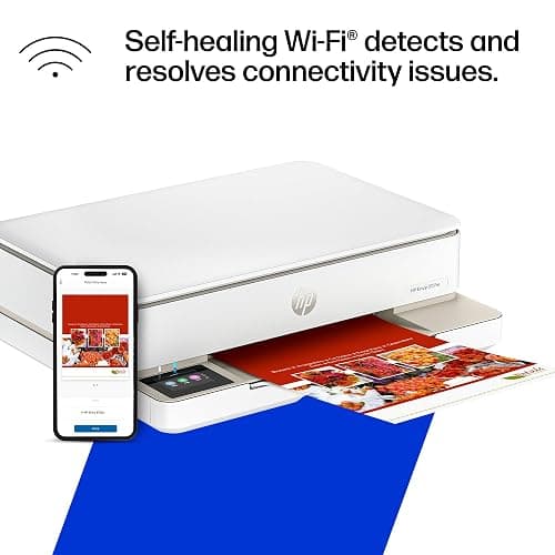 HP Envy 6155e Wireless All-in-One Color Inkjet Printer, Portobello, Print, scan, copy, Duplex printing Best-for-home, 3 month Instant Ink trial included, AI-enabled (714L5A) thumbnail 13