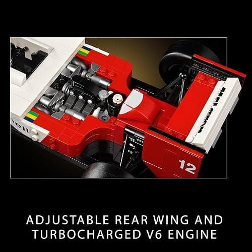 LEGO Icons McLaren MP4/4 & Ayrton Senna Minifigure Model Car Kit - Buildable F1 McLaren Set for Adults, Ages 18+ - Gift for Birthdays - 10330 thumbnail 6