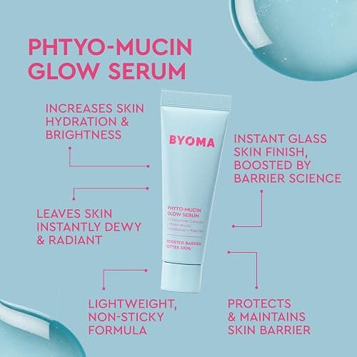 BYOMA Cosmic Glow Treat Trio - 15ml Brightening & Hydrating Mini Serums + 10ml Mini Phyto-Mucin Glow Serum, Lightweight, Non-Sticky Formula, Vegan thumbnail 4