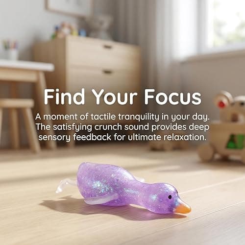 Coconut Oil Stress Ball Fidget Squishy Toys - Crunchy Squishy Sand Filled Sensory Balls, Shapeable Vacuum Stress Relief Squeeze Toy for Anxiety, Portable Office Desk Fidgets for Adults Kids thumbnail 6
