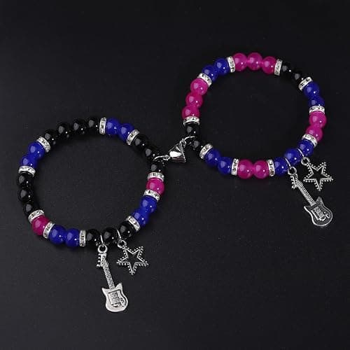 Korotho Matching Spider Bracelets for Couples Best Friend, Christmas Matching Heart Charm Bracelets Gifts for Couples Friends Spider Friendship Jewelry to Sister Bestie Long Distance Gift for Bf Gf thumbnail 5