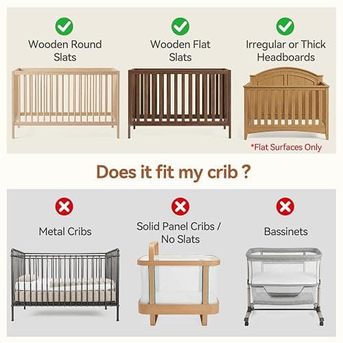 Crib Mobile Holder, HBM Wooden Mobile Arm & Hanger for Crib, Nursery Decor for Baby Girl Boy thumbnail 5