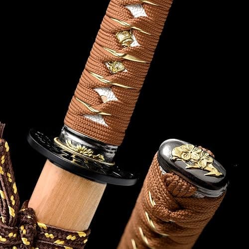 Handmade Katana,Japanese Samurai Sword Katana,1040/1060/1095 Damascus Steel,T10 High Carbon Steel Clay Tempered,Full Tang thumbnail 6