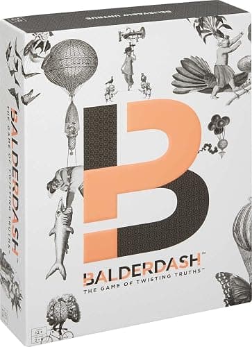 Mattel Games ​Balderdash Board Game for Adults & Teens with Guessing & Bluffing, The Game of Twisting Truths for 2 to 6 Players thumbnail 3