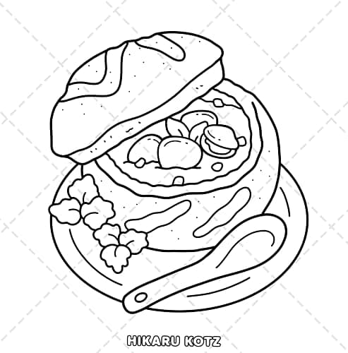 Comfort Food: Bold and Easy Coloring Book for Adults and Teens thumbnail 7