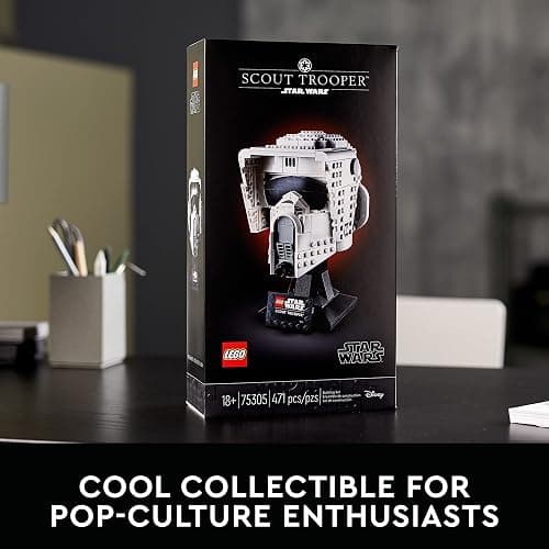 Lego Star Wars Scout Trooper Helmet 75305 Collectible Building Toy, New 2021 (471 Pieces) thumbnail 7