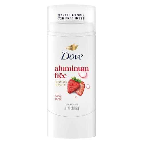 Dove Deodorant Stick Berry Spritz for 72 Hour Odor Protection Aluminum Free 2.4 oz - Image 1