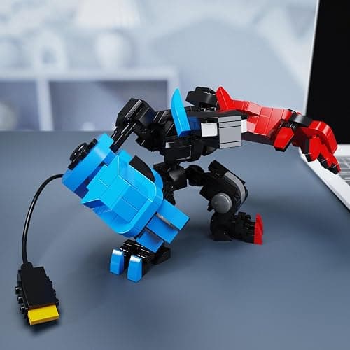 DRZYJ Building Block Set, Classic Game Controller Mech Robot Building Kit, Birthday Party Decorations Supplies, Gifts for Kids Adults (418 Pieces) thumbnail 2